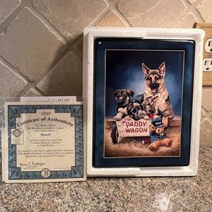 German Shepherd Collector Plate